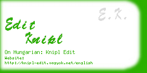 edit knipl business card